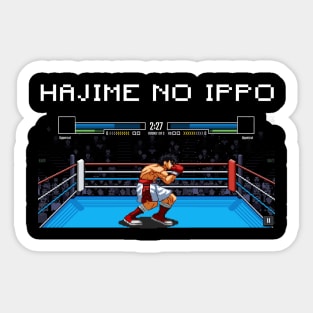 Graphic Vintage Boxing-Themed Mens Womens Sticker